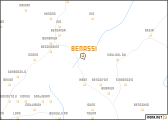 map of Bénassi