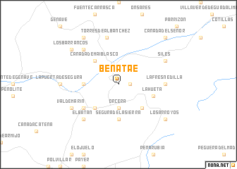 map of Benatae