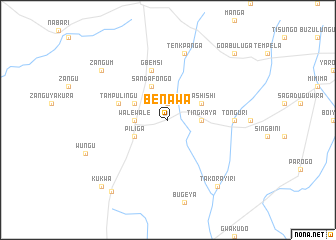 map of Benawa