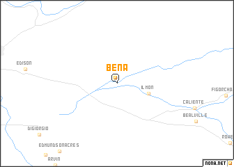 map of Bena