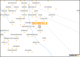 map of Benbesle