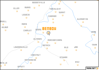 map of Ben Bow