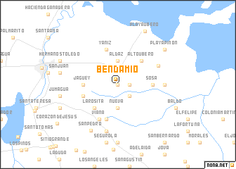 map of Bendamio
