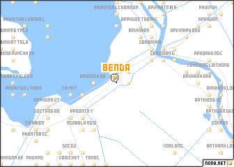 map of Bến Ðá