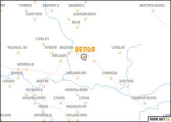 map of Benda