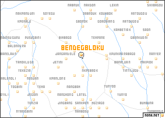 map of Bende-Gbloku