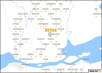 map of Bende