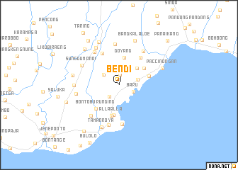 map of Bendi