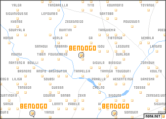 map of Bèndogo