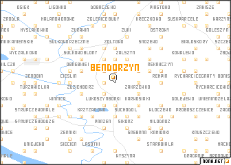 map of Bendorzyn