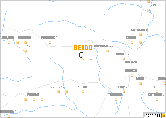 map of Bendo