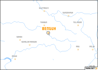 map of Benduh