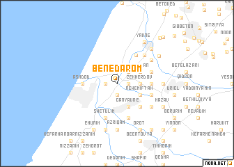 map of Bene Darom