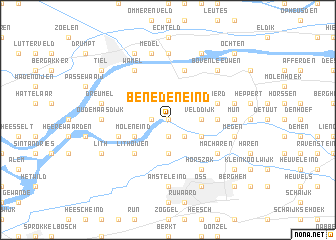map of Benedeneind