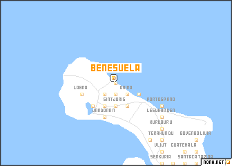 map of Benesuela