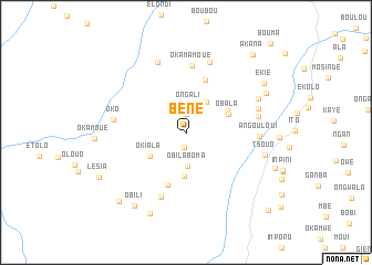 map of Béné