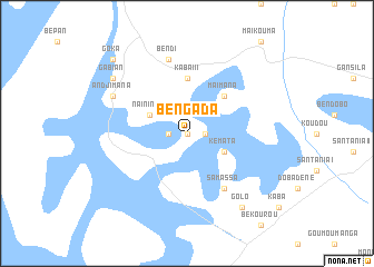 map of Bengada