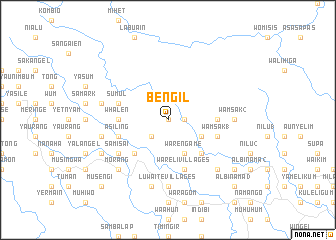 map of Bengil