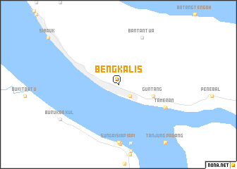 map of Bengkalis