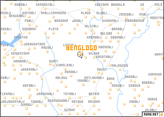 map of Benglogo