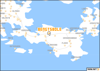 map of Bengtsböle