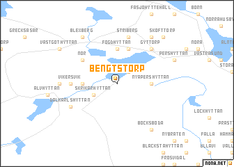 map of Bengtstorp