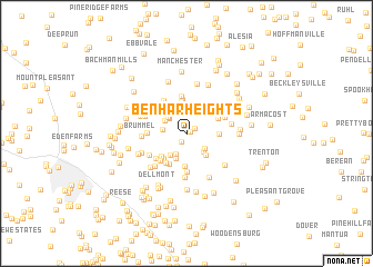 map of Ben-Har Heights