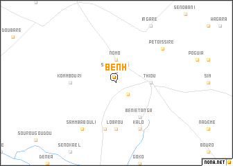 map of Bènh