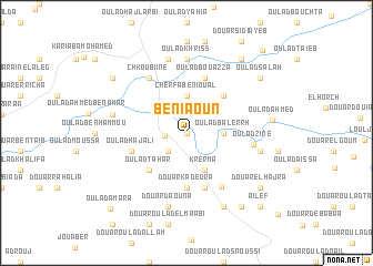 map of Beni Aoun