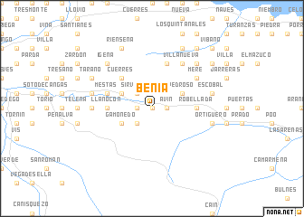 map of Benia