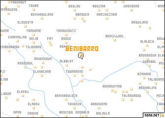 map of Beni Barro