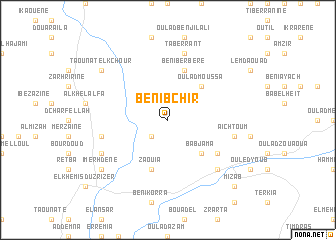 map of Beni Bchir