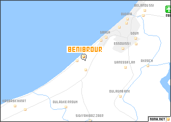 map of Beni Brour