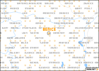 map of Benice