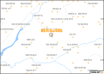 map of Beni Djaʼâd