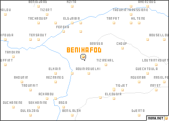 map of Beni Hafod