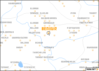 map of Beni Idir