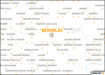 map of Beni Malek