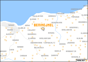 map of Beni Mejmel