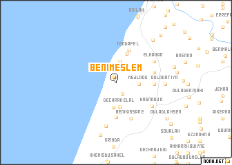 map of Beni Meslem