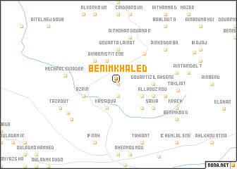 map of Beni Mkhaled