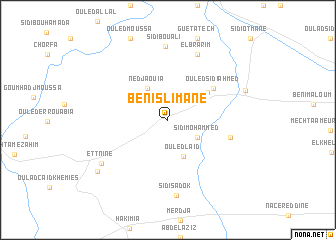 map of Beni Slimane