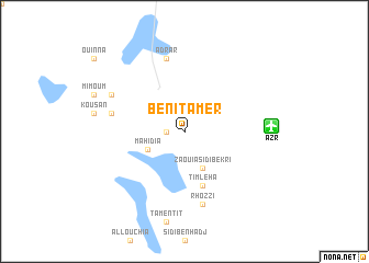 map of Beni Tamer