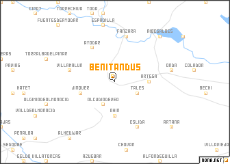 map of Benitandús