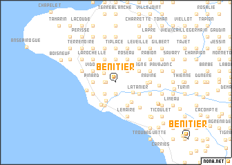 map of Bénitier