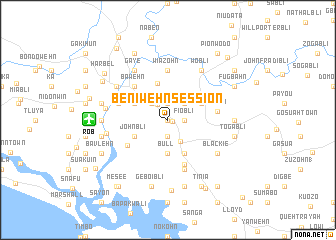 map of Beniwehn Session
