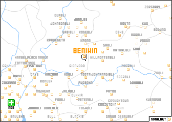 map of Beniwin