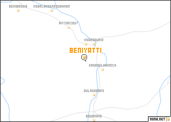 map of Beni Yatti