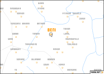 map of Béni