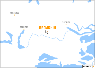 map of Benjamim